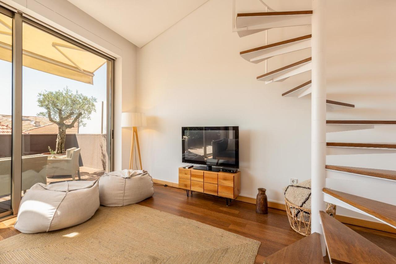 Sunny Loft In Downtown Porto With Private Parking Apartment Ngoại thất bức ảnh